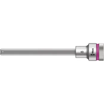 Wera 8740 C HF Altıgen Uçlu Zyklop Lokma Bits, 1/2 Soketli, Tutma Fonksiyonlu, 8 x 140 mm