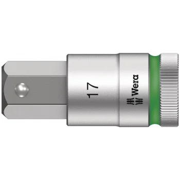 Wera 8740 C HF Altıgen Uçlu Zyklop Lokma Bits, 1/2 Soketli, Tutma Fonksiyonlu, 17 x 60 mm