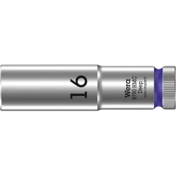 Wera 8790 HMC Derin Lokma, 1/2 Soketli, 16 x 83 mm