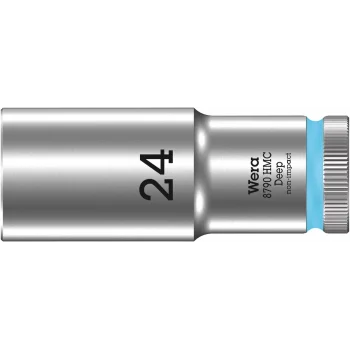 Wera 8790 HMC Derin Lokma, 1/2 Soketli, 24 x 83 mm
