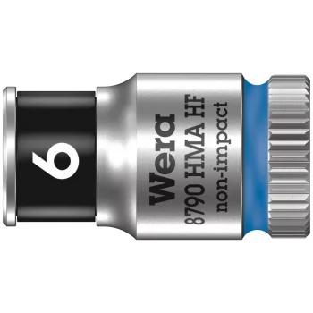 Wera 8790 HMA HF Zyklop Lokma, 1/4 Soketli, Tutma Fonksiyonlu, 6 x 23 mm