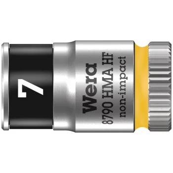 Wera 8790 HMA HF Zyklop Lokma, 1/4 Soketli, Tutma Fonksiyonlu, 7 x 23 mm