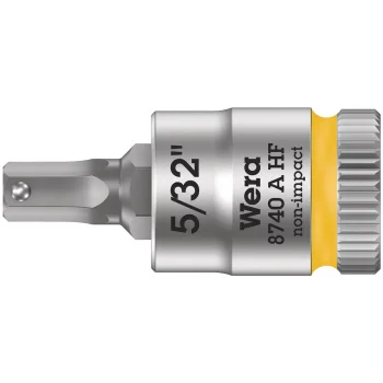 Wera 8740 A HF Altıgen Uçlu Zyklop Lokma Bits, 1/4 Soketli, Tutma Fonksiyonlu, 5/32 x 28 mm