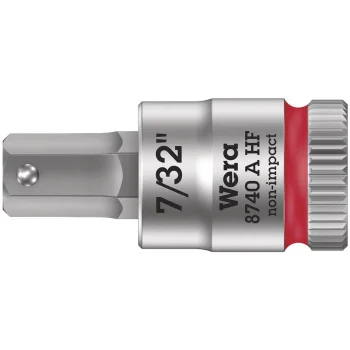 Wera 8740 A HF Altıgen Uçlu Zyklop Lokma Bits, 1/4 Soketli, Tutma Fonksiyonlu, 7/32 x 28 mm