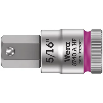 Wera 8740 A HF Altıgen Uçlu Zyklop Lokma Bits, 1/4 Soketli, Tutma Fonksiyonlu, 5/16 x 28 mm