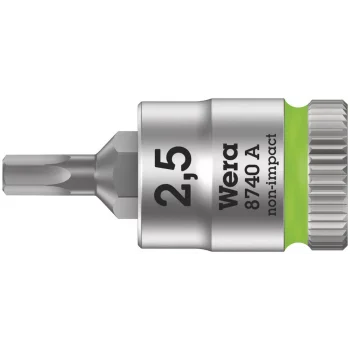 Wera 8740 A Altıgen Uçlu Zyklop Lokma Bits, 1/4 Soketli, 2.5 x 28 mm