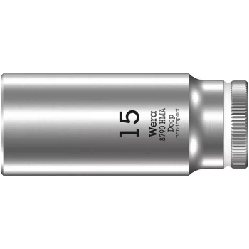 Wera 8790 HMA Derin Lokma, 1/4 Soketli, 15 x 50 mm