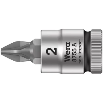 Wera 8755 A Pozidriv Uçlu Zyklop Lokma Bits, 1/4 Soketli, PZ 2 x 28 mm