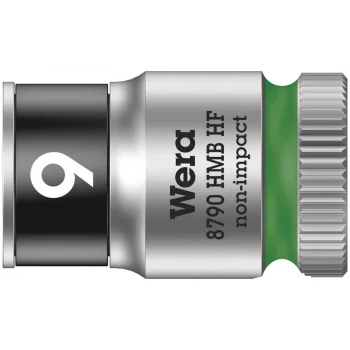 Wera 8790 HMB HF Zyklop Lokma, 3/8 Soketli, Tutma Fonksiyonlu, 9 x 29 mm