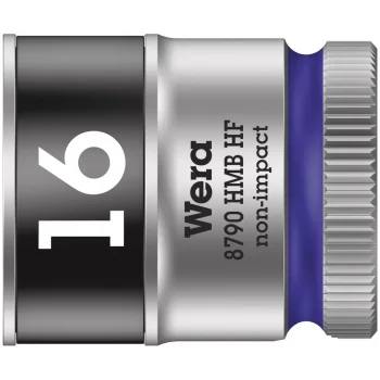 Wera 8790 HMB HF Zyklop Lokma, 3/8 Soketli, Tutma Fonksiyonlu, 16 x 29 mm