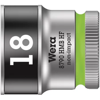 Wera 8790 HMB HF Zyklop Lokma, 3/8 Soketli, Tutma Fonksiyonlu, 18 x 29 mm