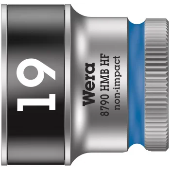 Wera 8790 HMB HF Zyklop Lokma, 3/8 Soketli, Tutma Fonksiyonlu, 19 x 29 mm