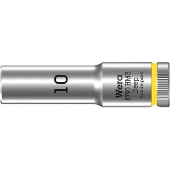 Wera 8790 HMB Derin Lokma, 3/8 Soketli, 10 x 64 mm