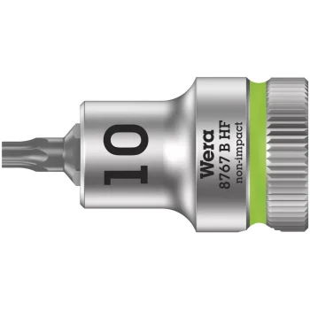 Wera 8767 B HF TORX® Uçlu Zyklop Lokma Bits, 3/8 Soketli, Tutma Fonksiyonlu, TX 10 x 35 mm