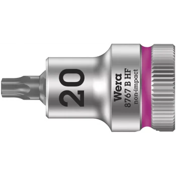 Wera 8767 B HF TORX® Uçlu Zyklop Lokma Bits, 3/8 Soketli, Tutma Fonksiyonlu, TX 20 x 35 mm