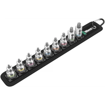 Wera Belt B 3 HF TORX® Uçlu Zyklop Lokma Bits Seti, 3/8 Soketli, Tutma Fonksiyonlu