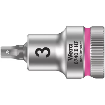 Wera 8740 B HF Altıgen Uçlu Zyklop Lokma Bits, 3/8 Soketli, Tutma Fonksiyonlu, 3 x 35 mm