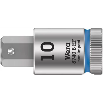 Wera 8740 B HF Altıgen Uçlu Zyklop Lokma Bits, 3/8 Soketli, Tutma Fonksiyonlu, 10 x 38.5 mm