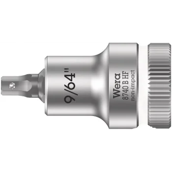 Wera 8740 B HF Altıgen Uçlu Zyklop Lokma Bits, 3/8 Soketli, Tutma Fonksiyonlu, 9/64 x 35 mm