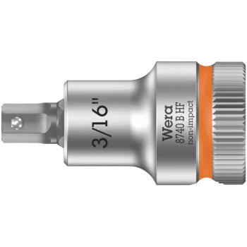 Wera 8740 B HF Altıgen Uçlu Zyklop Lokma Bits, 3/8 Soketli, Tutma Fonksiyonlu, 3/16 x 35 mm