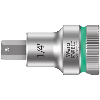 Wera 8740 B HF Altıgen Uçlu Zyklop Lokma Bits, 3/8 Soketli, Tutma Fonksiyonlu, 1/4 x 35 mm