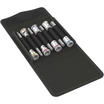 Wera 8740 B HF Altıgen Uçlu Zyklop Lokma Bits Seti, 3/8 Soketli, Tutma Fonksiyonlu