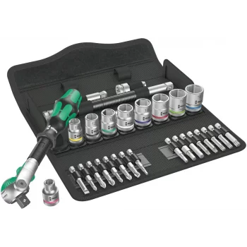 Wera 8100 SB 6 Zyklop Speed Cırcır Seti, 3/8 Sürücülü, metrik