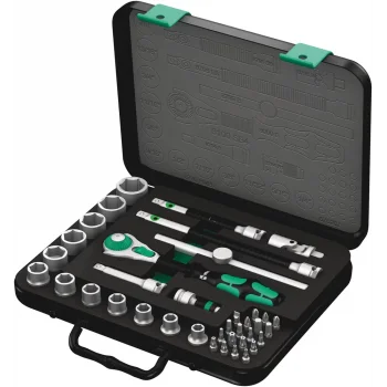 Wera 8100 SB 4 Zyklop Speed Cırcır Seti, 3/8 Sürücülü, inç