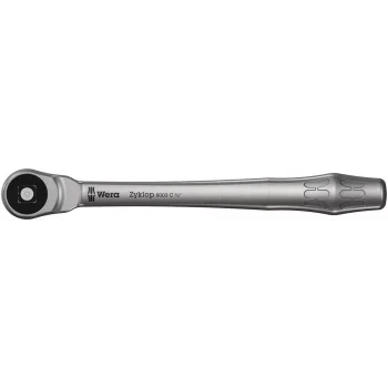 Wera 8003 C Zyklop Metal Cırcır, İtmeli 1/2 Sürücülü, 1/2 x 281 mm