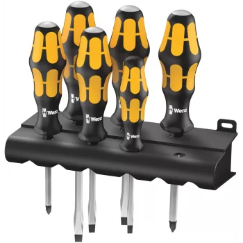 Wera 932/6 Tornavida Seti Kraftform Wera: Keski Tornavida + Raf