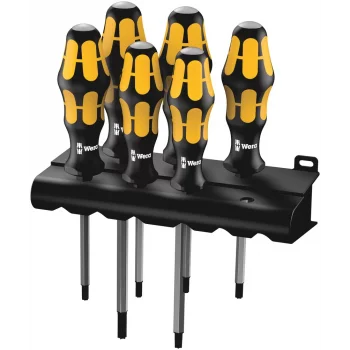 Wera 977/6 TORX® Tornavida Seti Kraftform Wera: Keski Tornavida + Raf