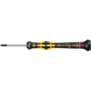 Wera 1550 PH ESD Kraftform Micro Yıldız Tornavida, PH 0 x 40 mm