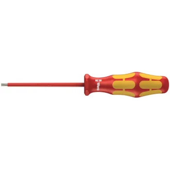 Wera 160 i VDE Yalıtımlı Düz Tornavida, 0.4 x 2.5 x 80 mm