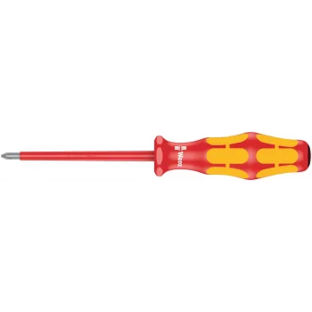 Wera 165 i PZ VDE Yalıtımlı Pozidriv Tornavida, PZ 0 x 80 mm