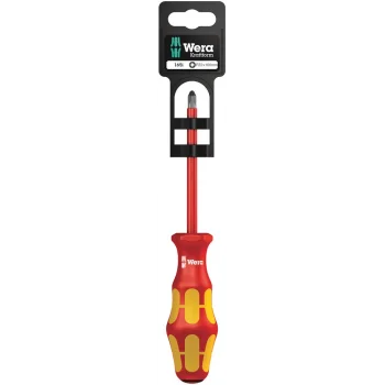 Wera 165 i PZ SB VDE Yalıtımlı Pozidriv Tornavida, PZ 2 x 100 mm