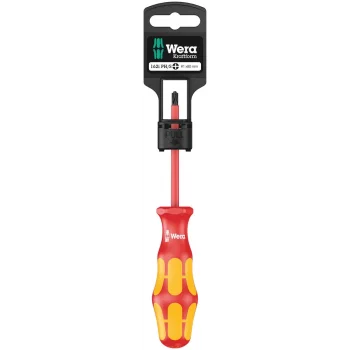 Wera 162 i PH/S SB VDE Yalıtımlı Yıldız/Düz Tornavida, # 1 x 80 mm