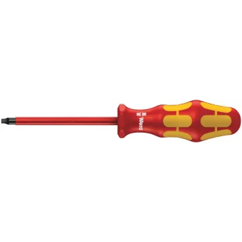 Wera 168 i VDE Yalıtımlı Kare Tornavida, # 2 x 100 mm