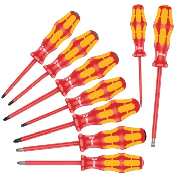 Wera 160 i/162 i/167 i/9 Kraftform Plus 100 Serisi Tornavida Seti