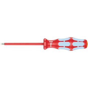 Wera 3160 i VDE Yalıtımlı Düz Tornavida, Paslanmaz, 0.5 x 3 x 80 mm