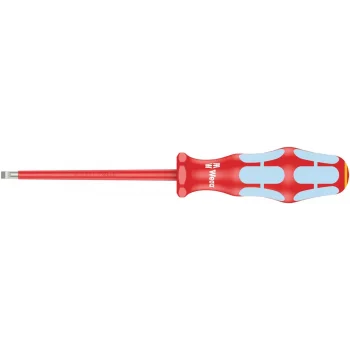 Wera 3160 i VDE Yalıtımlı Düz Tornavida, Paslanmaz, 0.8 x 4 x 100 mm