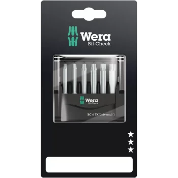 Wera Bit-Check 6 TX Üniversal 1 SB