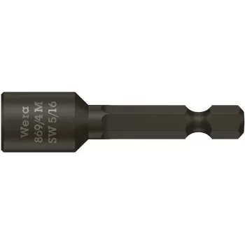 Wera 869/4 M Nutsetter/Bits Bağlantılı Lokma, Mıknatıslı, 5/16 x 50 mm