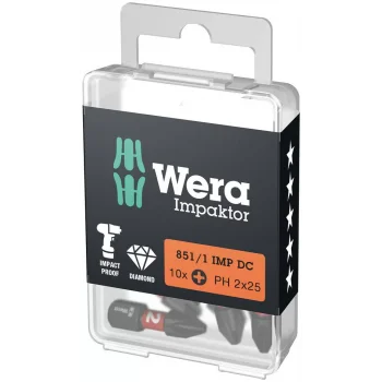 Wera 851/1 IMP DC PH DIY Impaktor PH Bits