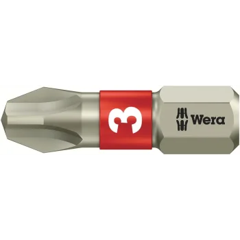 Wera 3851/1 TS Bits, Paslanmaz, PH 3 x 25 mm