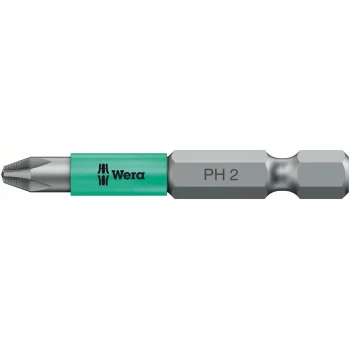Wera 853/4 ACR® SL Bits, Plastik Kılıflı, Mıknatıslı, PH 2 x 50 mm