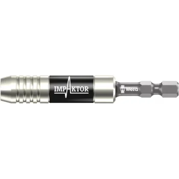 Wera 897/4 IMP Impaktor Halka Mıknatıslı Segmanlı Bits Tutucu, 1/4 x 75 mm