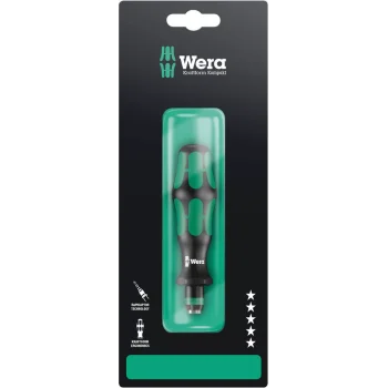 Wera 816 R SB Bits Tutuculu Tornavida, Rapidaptor Hızlı Uç Değiştirme Mandrenli, 1/4 x 119 mm