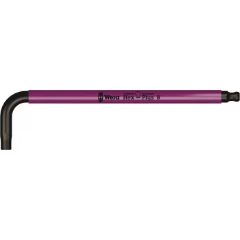 Wera 950 SPKL Allen Anahtar Renkli, metrik, BlackLaser, 8 x 195 mm