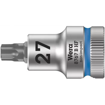 Wera 8767 B HF TORX® Uçlu Zyklop Lokma Bits, 3/8 Soketli, Tutma Fonksiyonlu, TX 27 x 35 mm