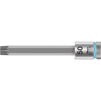 Wera 8767 B HF TORX® Uçlu Zyklop Lokma Bits, 3/8 Soketli, Tutma Fonksiyonlu, TX 50 x 100 mm